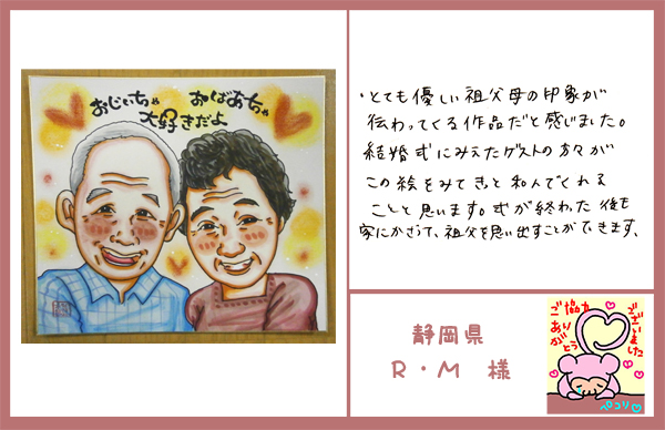 とても優しく祖父、祖母　静岡県　Ｒ・Ｍ様